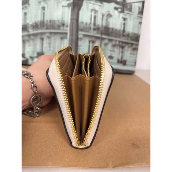 Coach CI798 Long Zip Around Wallet With Floral Cluster Print IN Chalk Multi - Picture 5 of 5